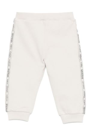 beige cotton trousers BALMAIN PARIS KIDS | BX6550Z3183107